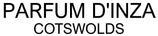 Text 'PARFUM D'INZA COTSWOLDS' in black on a white background